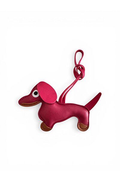618 CONCEPT Leather Dog Figure Bag Accessory