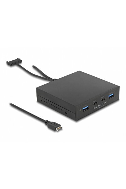DELOCK Front panel 3.5" cu 2 x USB 3.2 Gen2 type C + 2 x USB-A, 64057