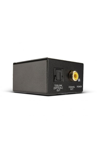 LİNDY Convertor audio analogic RCA la digital Toslink (Optic) și Coaxial ADC,...