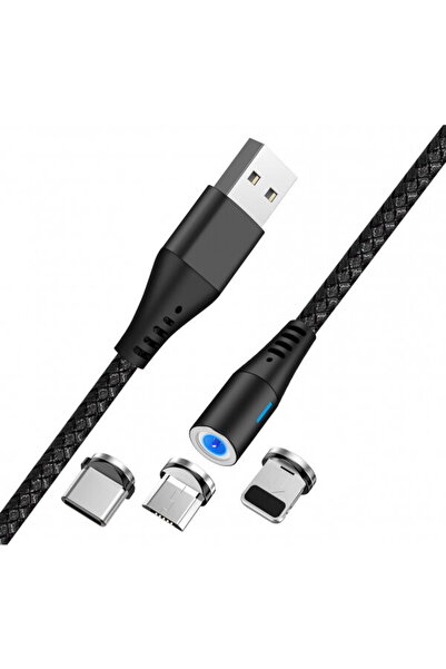 Max Life Cablu Incarcare USB-A - Lightning / microUSB / USB-C MaXlife MXUC-02...