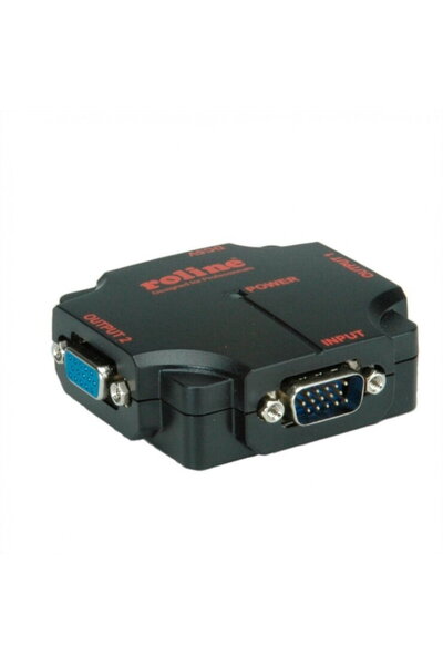 Roline VGA multiplier 2 ports 450Mhz, portable, 14.01.3534