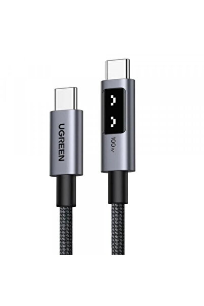 Ugreen USB-C - USB-C L509 Data and Charging Cable, 100W, 0.5m, Gray