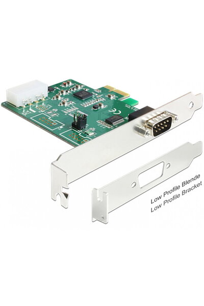 DELOCK Placă PCI Express cu 1 port Serial RS-232 de mare viteză, 89333