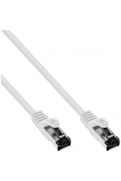 In-Line Cablu de rețea RJ45 S/FTP PiMF Cat.8.1 LSOH 15m Alb, InLine IL78815W