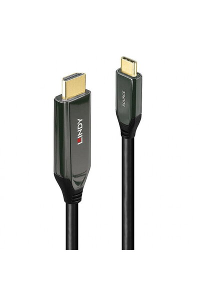 LİNDY Cablu USB Type C la HDMI 8K60Hz/4K120Hz T-T 1m, L43367