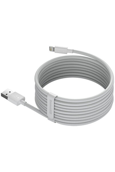 Baseus USB-A - Lightning data and charging cable, 18W, 1.5m, White