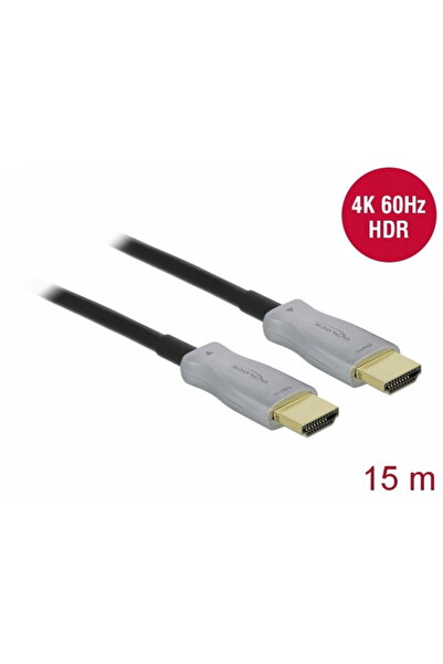DELOCK Cablu optic activ HDMI 4K60Hz HDR T-T 15m, 85012