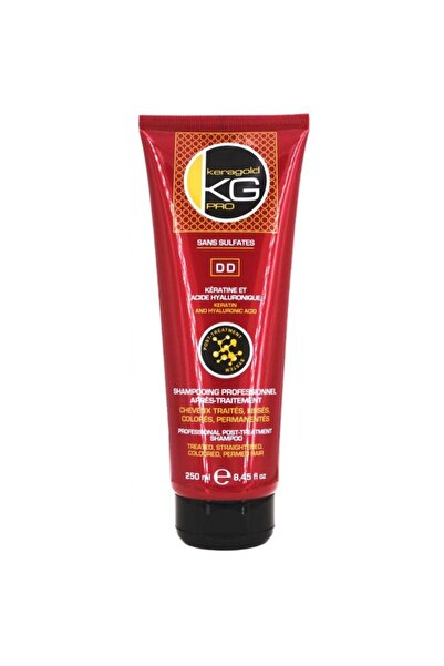 keragold pro شامبو دي دي بالكبريتات مع الكيراتين/حمض الهيالورونيك - 250 مل