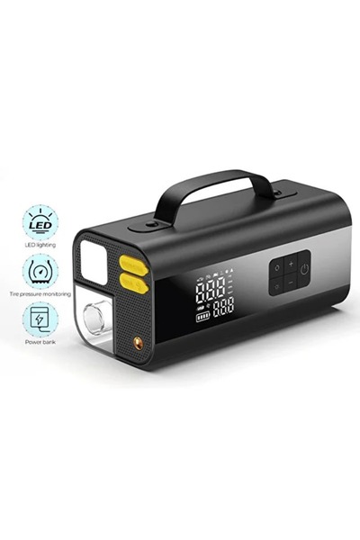 Primo Plus DX3328 10-in-1 Emergency Car Jump Starter and Tire Inflator with P...