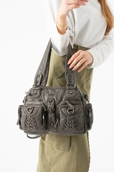 Çanta Trend 571 Collections Women's Multi-Compartment Soft Casual Bag