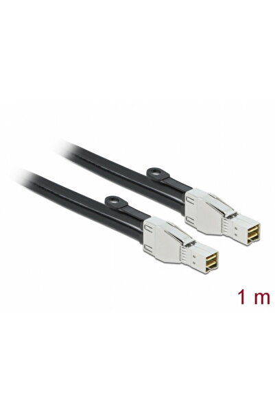 DELOCK PCI Express Mini SAS HD SFF-8674 to SFF-8674 Cable 1m, 86621