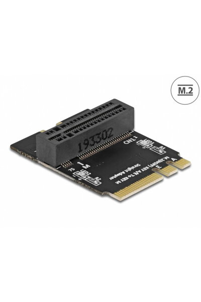 DELOCK Adaptor M.2 key A+E male la key M unghi 90 grade, 64137