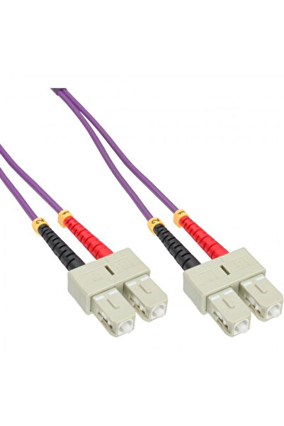 In-Line Cablu fibra optica SC-SC Duplex OM4 25m, InLine IL83525P