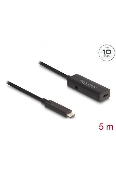 DELOCK Cablu prelungitor activ USB type C 10 Gbps T-M 5m, 80028
