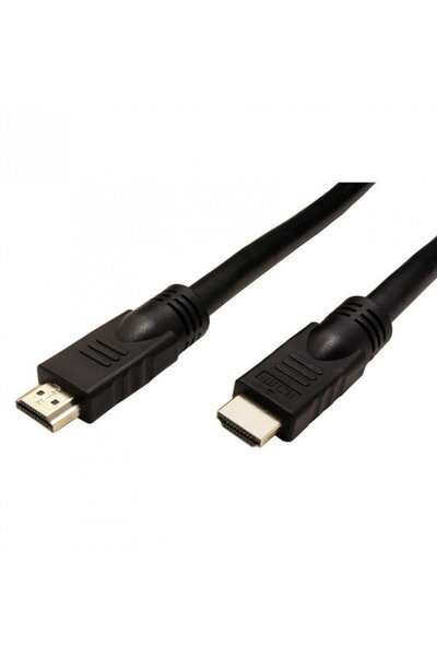 Roline Cablu HDMI UHD 4K activ cu repeater T-T Negru 15m, 14.01.3452