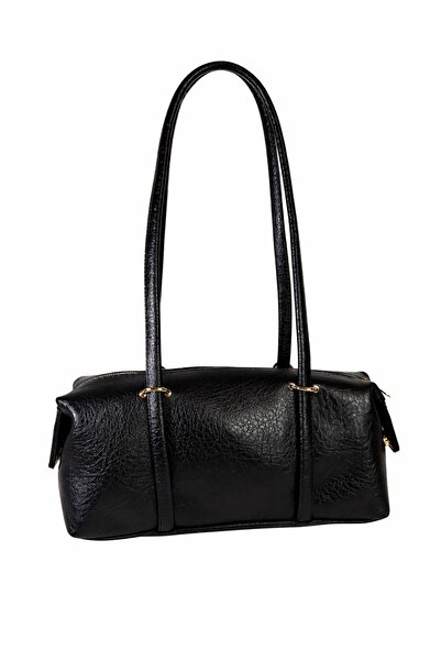 EGEM ATELİER Berlin Stylish and Modern Women's Bag, Leather Textured, Gold De...