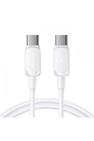 Joyroom Cablu de date și încărcare USB-C - USB-C S-A14, 60W, 1.2m, Alb