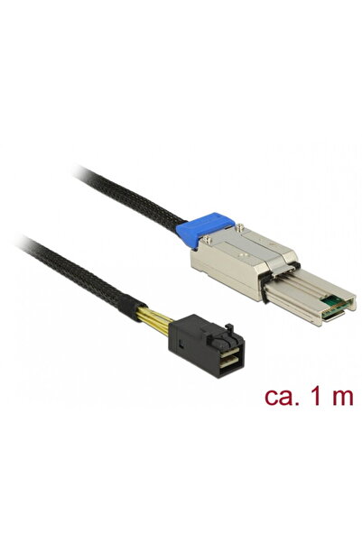 DELOCK Mini SAS HD SFF-8088 to Mini SAS HD SFF-8643 Cable 1m, 83620