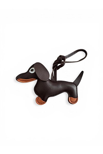 618 CONCEPT Leather Dog Figure Bag Accessory