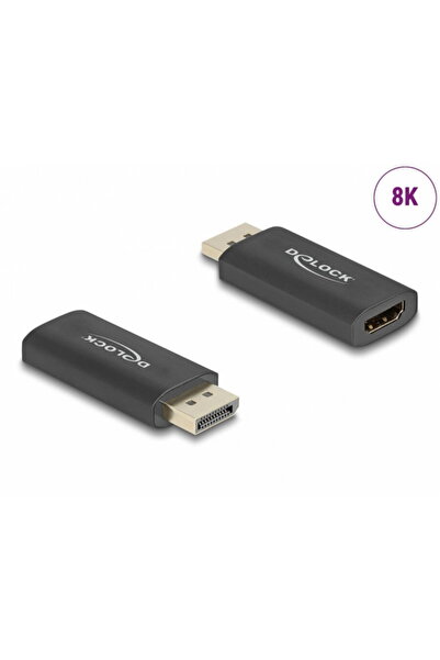 DELOCK Adaptor activ DisplayPort la HDMI 8K60Hz T-M cu HDR, 61055
