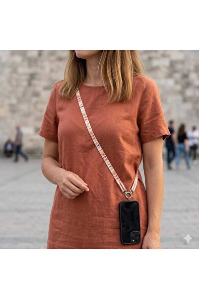 moonparacord Phone Neck Strap Colorful Paw 70 cm