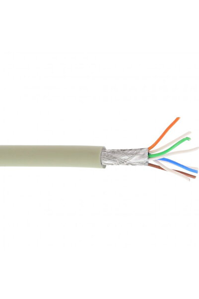 In-Line InLine IL76899, 100m roll, RJ45 network cable Cat. 6A S/FTP PiMF, Grey