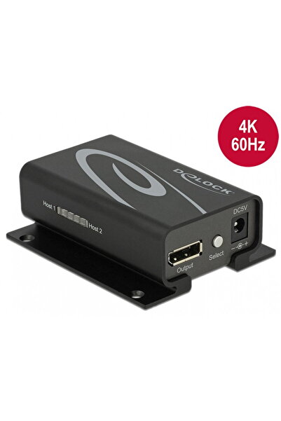 DELOCK Switch Displayport 1.2 2 porturi 4K, 87697