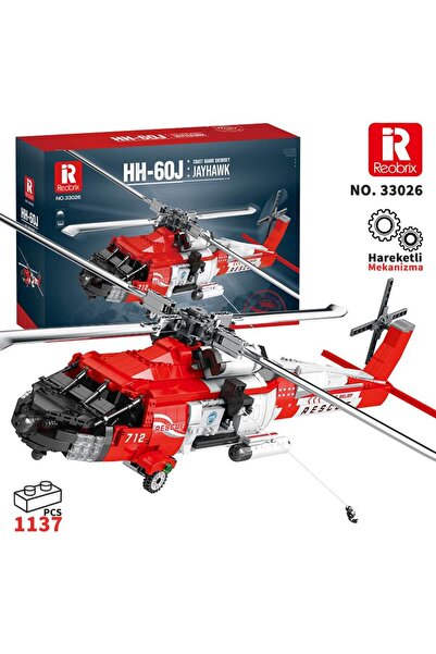REOBRIX 33026 Amerikan Sikorsky Helikopter HH-60J (Guard Search And Rescue Ai...