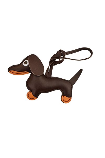 618 CONCEPT Leather Dog Figure Bag Accessory