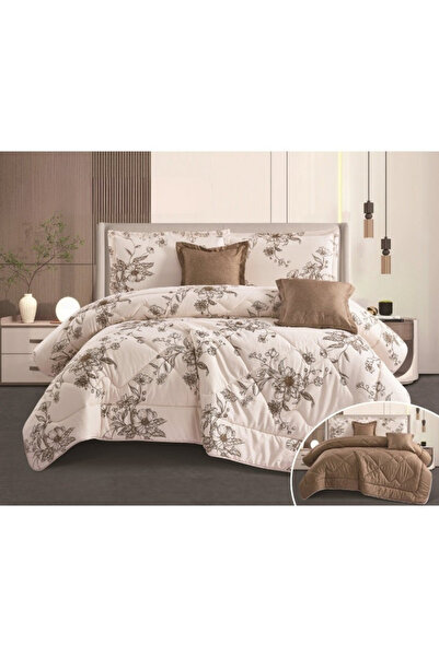 smart home Luxury Summer Double Bedding Set 6pcs Microfiber Comforter 250x230...