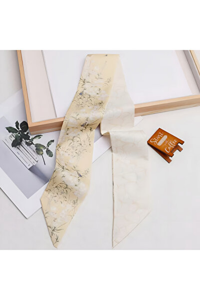 MAHLA Design Scarf - Thin Neck Shawl - Bag Accessory - 84cm