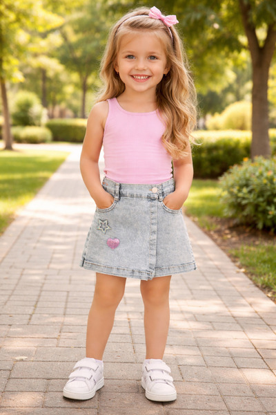 Minycenter Τζιν σορτς για κορίτσια