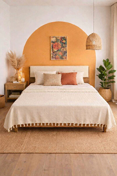 Bikaya Home بيكيه مزدوج طبيعي من نوع سينجل |   200×230 سم |   قطن طبيعي |   خ...