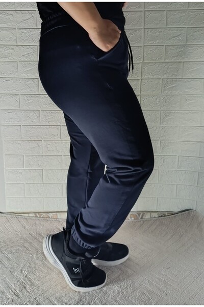 GOLSREY Comfortable Cut, Elasticized Waist, Women's Sweatpants (Regenerated Fabric)
