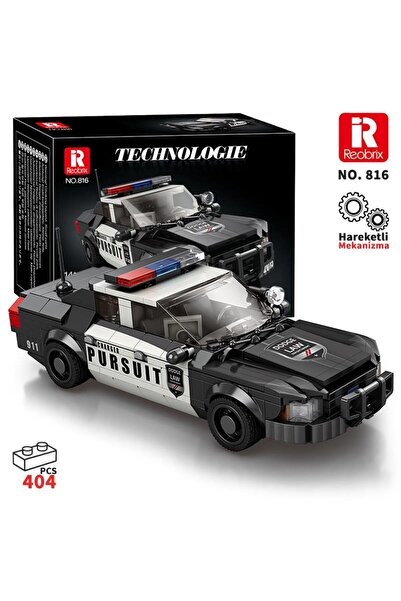 REOBRIX Creator 816 Polis Arabası Crown Victoria Yaratıcı Yapı Blok Seti Buil...