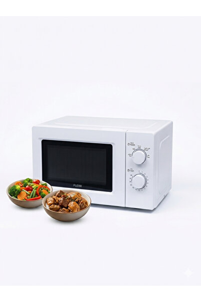 flexy 20L Microwave Oven: 700W Power, 5 Levels & Easy Knob Control for Modern...
