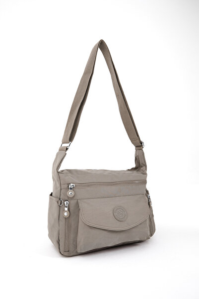 Sanmorris Women's Parachute Fabric Shoulder Bag Multi-Compartment Lightweight...