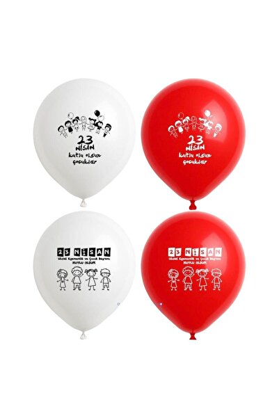 BEST PARTİ April 23 Printed Balloon 30 Pieces