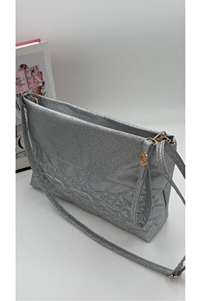 themoiss The Moi̇ss Starbag Starry Women's Handbag Silvery Silver