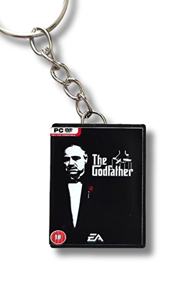 Cosmic Star سلسلة مفاتيح على شكل صندوق ألعاب مصغر لشخصية العراب من لعبة جودفا...