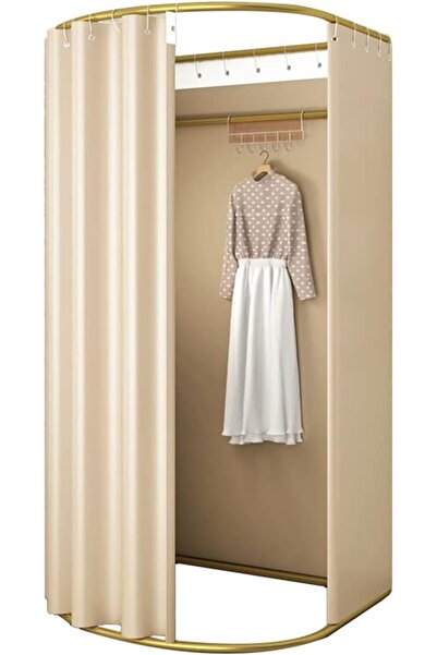 details Madamera Portable Fitting Room, 200 x 100 x 95 cm, Fabric + Metal, op...