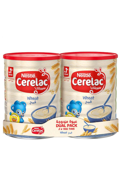 Cerelac سيريلاك حبوب القمح عبوة مزدوجة 1000 جرام
