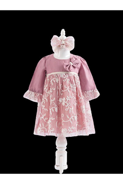 The-kid.co Rose Tulle Lace Dress