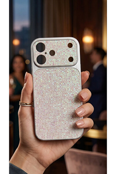 TechTrove Premium Glittering Mosaic Design Colorful iPhone Case Compatible wi...