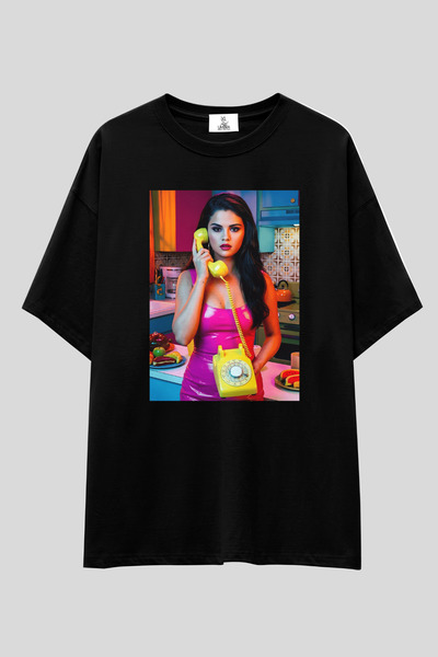 UmbraWear Tricou neon Selena Gomez |   Tricou unisex, 100% bumbac, cu imprime...