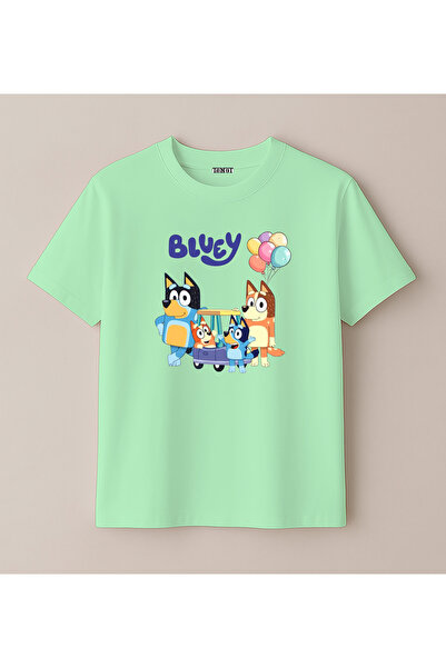 BLITZIST Παιδικό μπλουζάκι με στάμπα Bluey (για ηλικίες 4-13 ετών)