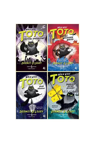 TÜRKİYE İŞ BANKASI KÜLTÜR YAYINLARI Ninja Kedi Toto - Dermot O'leary