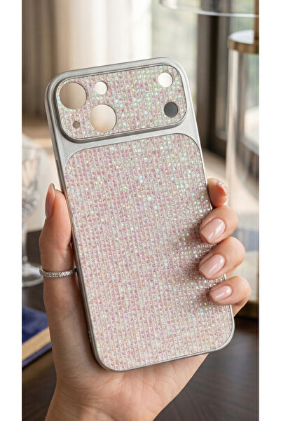 TechTrove Premium Glittering Mosaic Design Colorful iPhone Case Compatible wi...