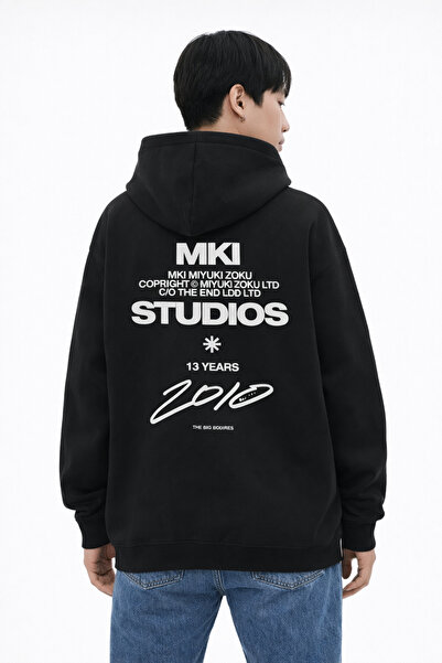 CAMBLYS Unisex Mki Studyo Written Back Print Oversize 100% Cotton Breathable ...