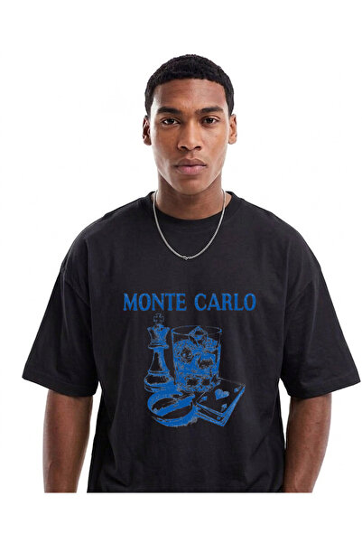 LORVEX Tricou unisex supradimensionat, 100% bumbac, imprimat, croială confort...